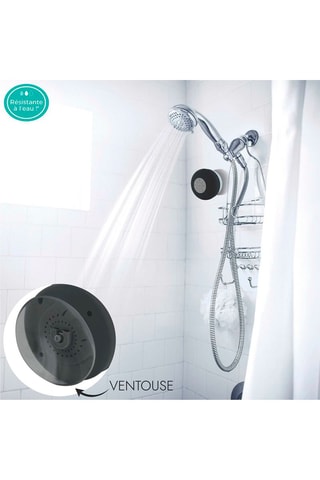 Enceinte sans fil waterproof - Universelle - Noir