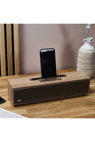 Enceinte sans fil - Imitation bois