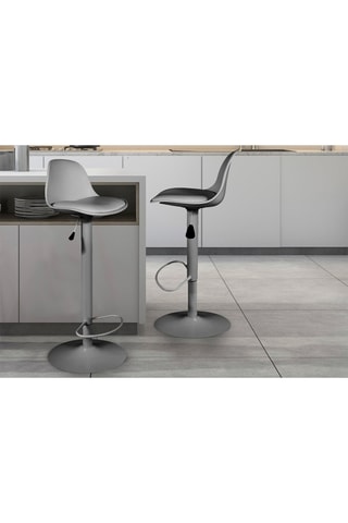 2 tabourets de bar - Gris