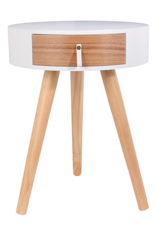 Mesa de cabeceira 1 gaveta Nora - 35 x 35 x 46,5 cm