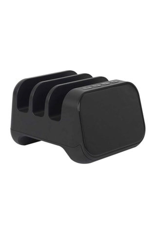 Réveil avec station de charge - Noir