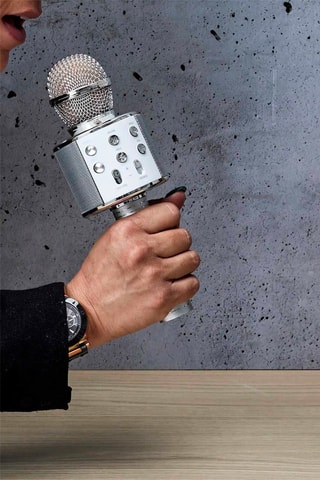 Micro enceinte karaoké - Noir