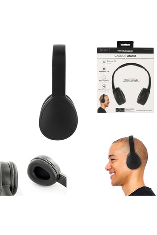 Casque audio sans fil - Noir