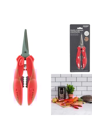 Pinces/ciseaux à crustacés en acier inoxydable