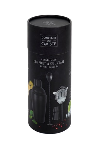 Lot de 4 accessoires à cocktail en acier inoxydable