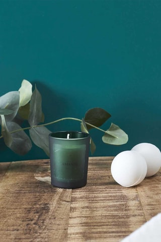 Bougie parfumée et 2 boules de bain