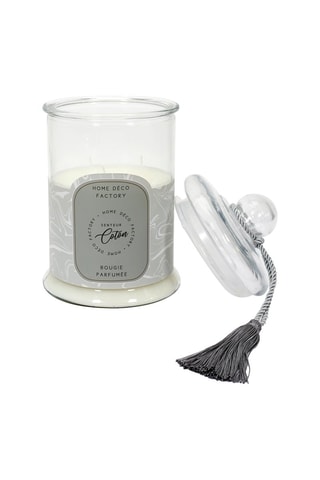 Bougie parfumée bonbonnière - Fleur de coton