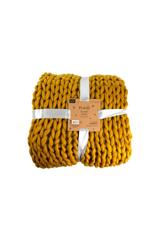 Plaid - Jaune - 120 x 150 cm