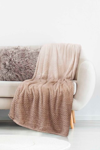 Plaid - Beige - 150 x 120 cm