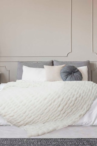 Plaid - Blanc - 140 x 200 cm