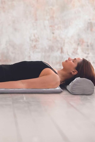 Tapis d'acupression avec housse - Gris