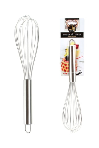 Fouet en acier inoxydable - 35,5 cm