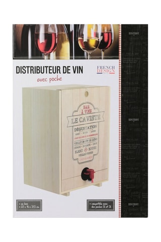 Distributeur de vin - 22 x 16 x 31,5 cm - Coloris aléatoire