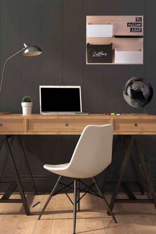 Mapa mundo em metal Preto