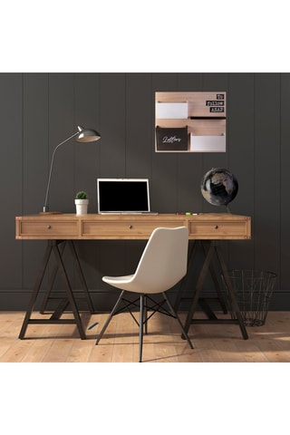 Mapa mundo em metal Preto