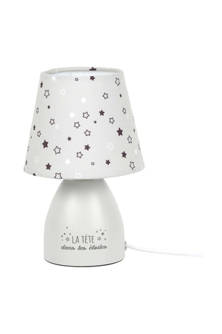 Lampe à poser - Gris et blanc