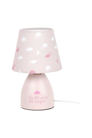 Lampe à poser - Rose et blanc