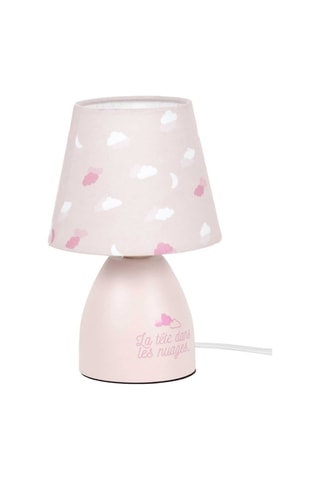 Lampe à poser - Rose et blanc
