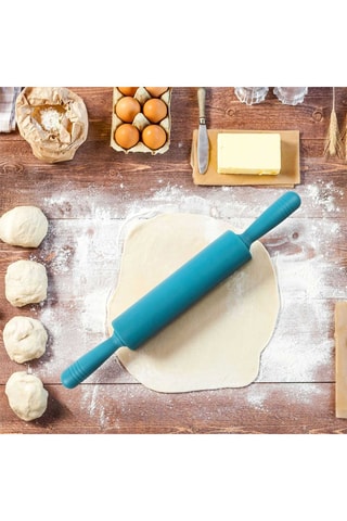 Rouleau à pâtisserie en silicone - Coloris aléatoire