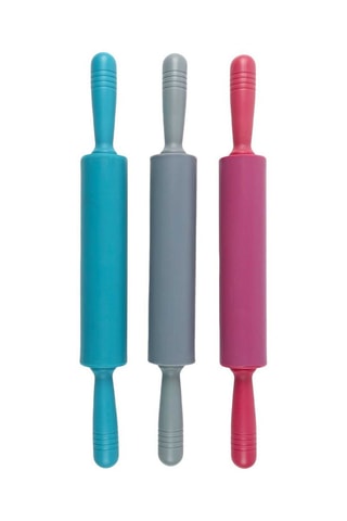 Rouleau à pâtisserie en silicone - Coloris aléatoire