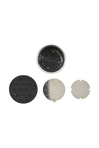 Capsule réutilisable compatible Dolce Gusto® en acier inoxydable - Argenté