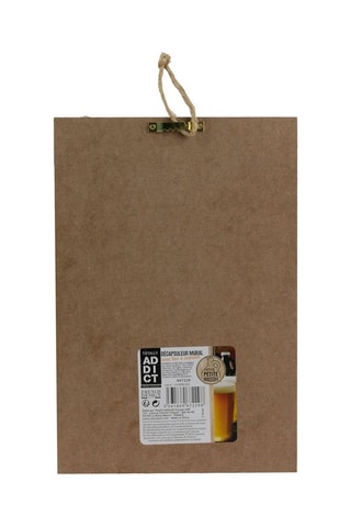 Décapsuleur mural en bois - 17,8 x 6,8 x 26 cm