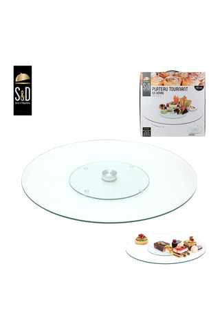 Plateau tournant - 45,5 x 45,5 x 2,9 cm
