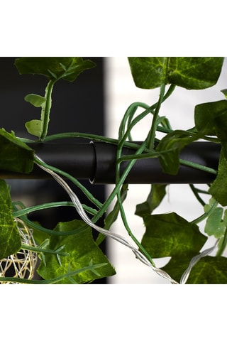 Barra de decoração de mesa ajustável - Preto - 139 a 250 cm