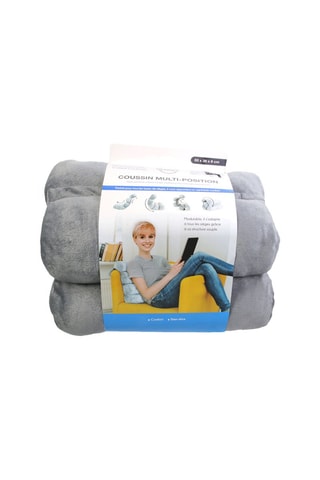 Coussin de relaxation - Gris - 38 x 9 x53 cm