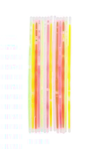 100 bracelets fluo lumineux - Multicolore