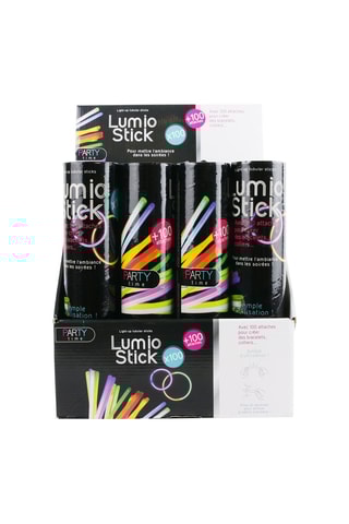 100 bracelets fluo lumineux - Multicolore