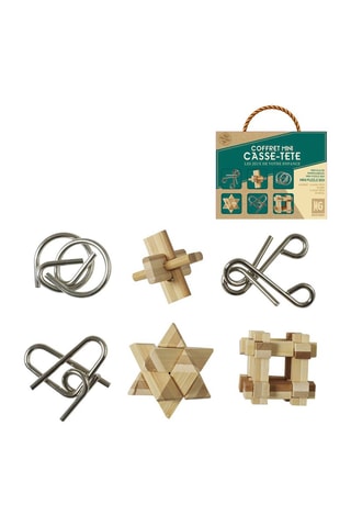 Coffret de 6 casse-têtes