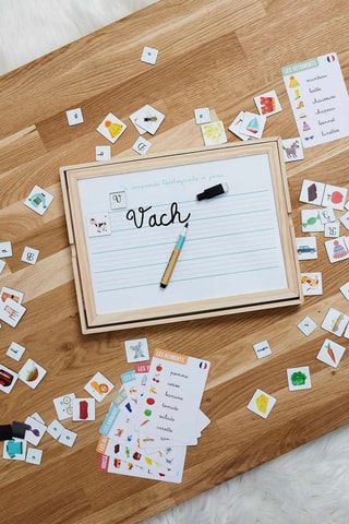 Tableau éducatif en bois - Dès 6 ans