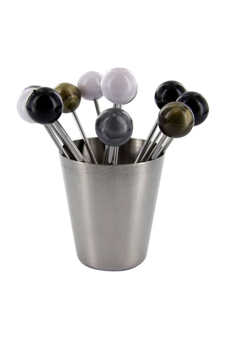 Pics à bigorneaux en acier inoxydable - 12 pièces