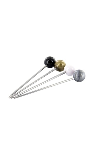 Pics à bigorneaux en acier inoxydable - 12 pièces