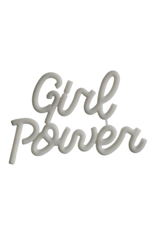 Lampe à poser LED Grl Pwr - Transparent et rose
