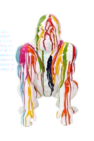 Escultura Gorila Multicor - 46 cm