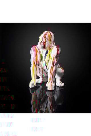 Escultura Gorila Multicor - 46 cm