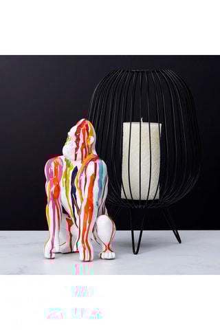 Escultura Gorila Multicor - 24 cm