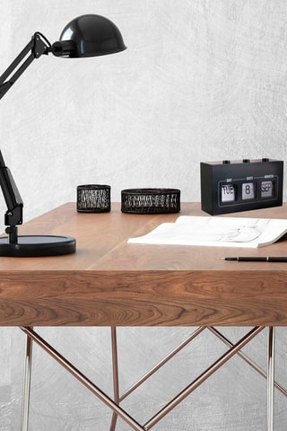 Calendário Flip-Flap Preto