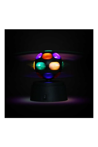 Mini-boule disco LED - Noir