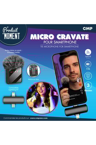 Micro-cravate - Sans fil