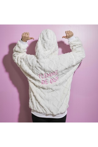 Sweat à capuche - Blanc