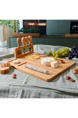 Planche à fromage en bambou  - 36 x 2 x 28 cm