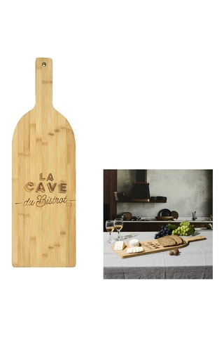 Planche de présentation en bois et bambou