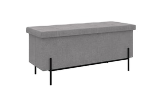 Banc-coffre - Gris