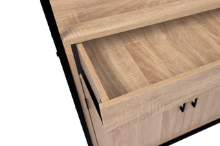 Meuble à vaisselle  - 
Imitation et noir