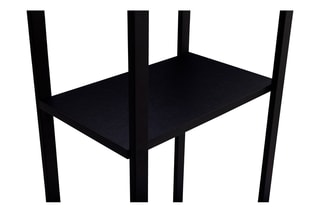 Range bûches avec étagères - 170 cm