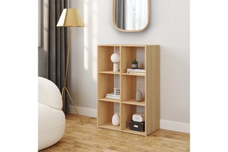 Meuble de rangement Faustine 6 cases - 60 x 30 x 88 cm 