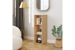 Meuble de rangement cube Faustine - 30 x 30 x 88 cm